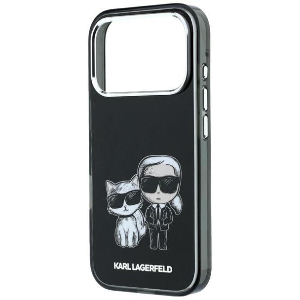 KARL LAGERFELD futerał do IPHONE 18 Pro/17 Pro kompatybilny z MagSafe (Bodies Sketch) czarny