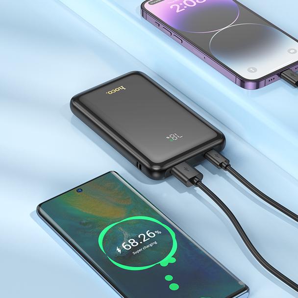 Powerbank Hoco 10000 mAh QC3.0 PD 3A 22,5W Q21 czarny