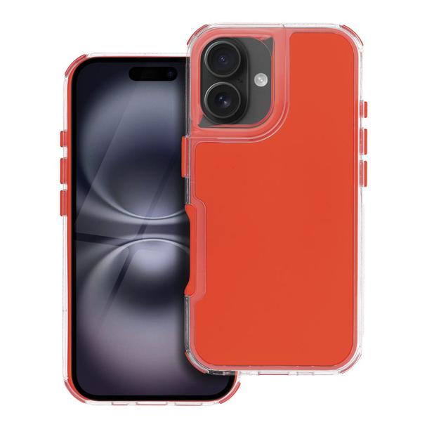 Futerał do iPhone 16 Matrix pomarańczowy
