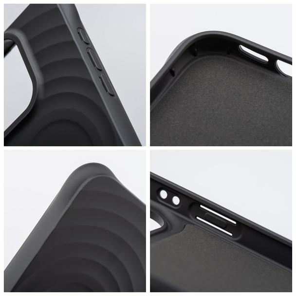 Silicone Zephyr Mag Cover kompatybilny z MagSafe do IPHONE 13 czarny
