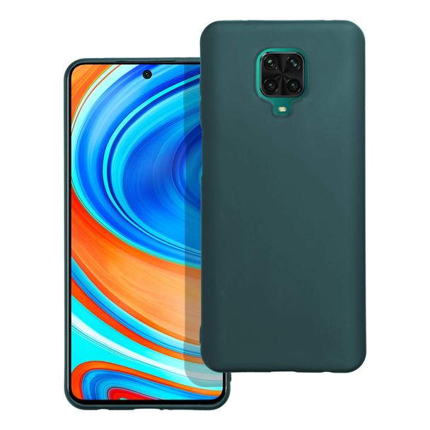 Futerał MATT do XIAOMI Redmi Note 9 Pro ciemnozielony