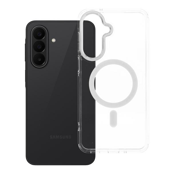 Etui na Samsung A27 Frame Clear Hybrid Mag Cover zgodny z MagSafe transparentne