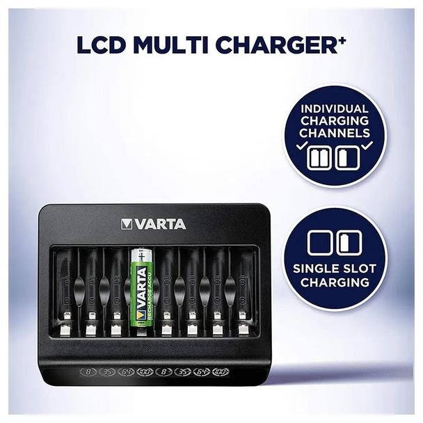 VARTA ładowarka LCD MULTI CHARGER + 57681 (bez akumulatorów)
