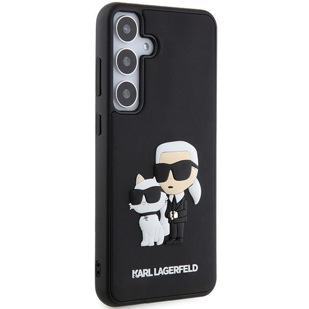 KARL LAGERFELD futerał do SAMSUNG S24 Plus KLHCS24M3DRKCNK (3D RUBBER KC NFT) czarny