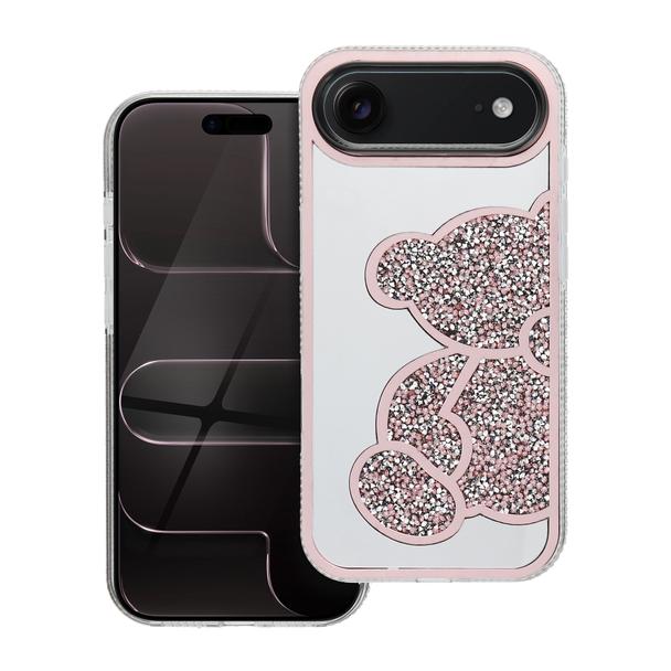 Futerał do iPhone 17 AIR Teddy Bear różowy