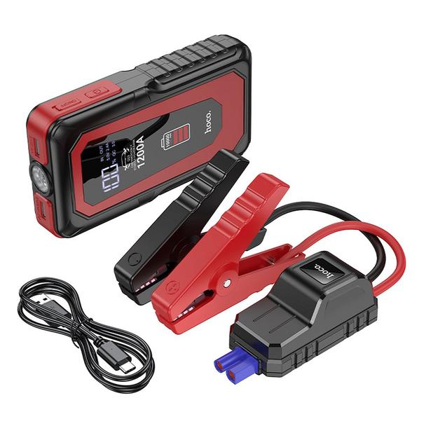 Powerbank Hoco 10000 mAh 2,4A 18W z funkcją rozruchu samochodu QS3 czarny