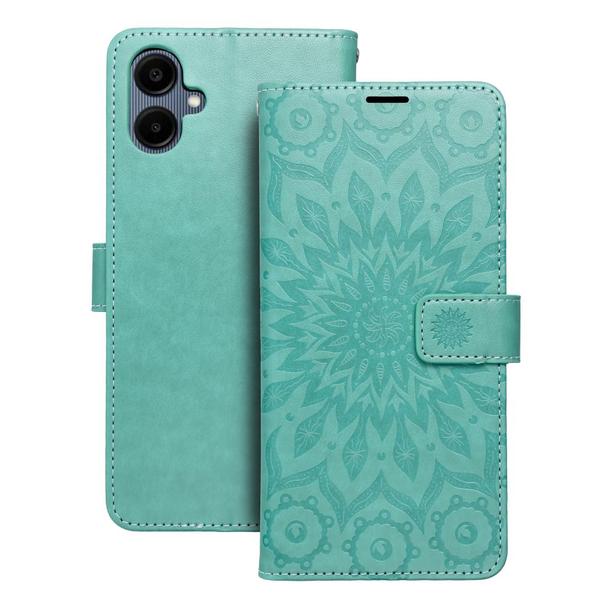 Etui z klapką na Samsung A06 Mezzo Book mandala zielone