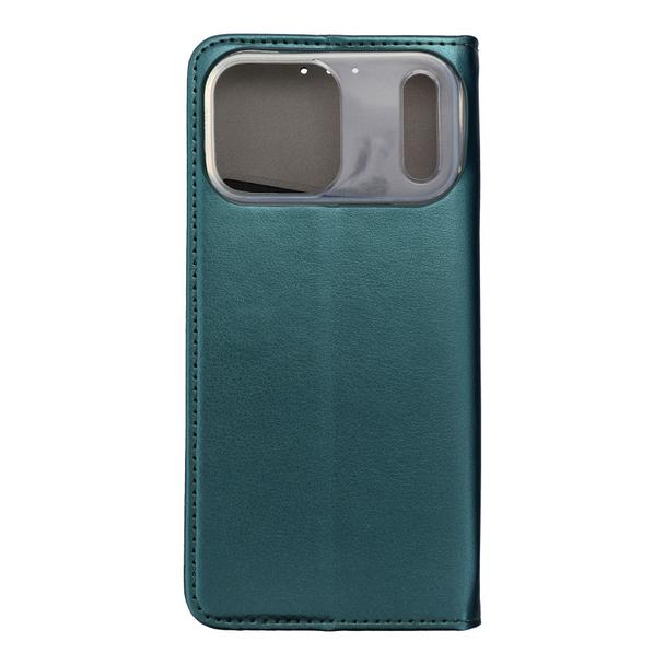 Etui z klapką na iPhone 17 PRO MAX Smart Magneto ciemnozielone