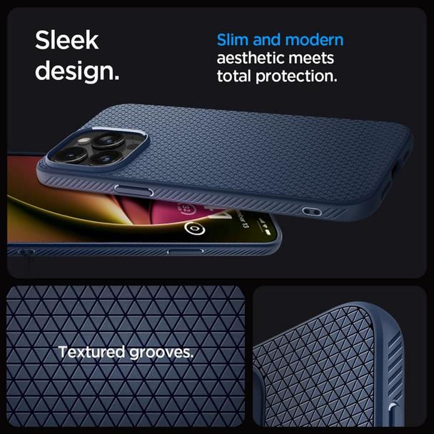 SPIGEN futerał LIQUID AIR do IPHONE 15 Pro navy blue