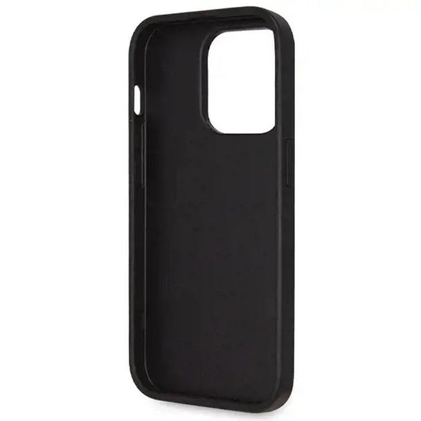 GUESS futerał do IPHONE 14 Pro Max GUHCP14XP4TDSCPK (Metal Logo Starss Crossbody) czarny
