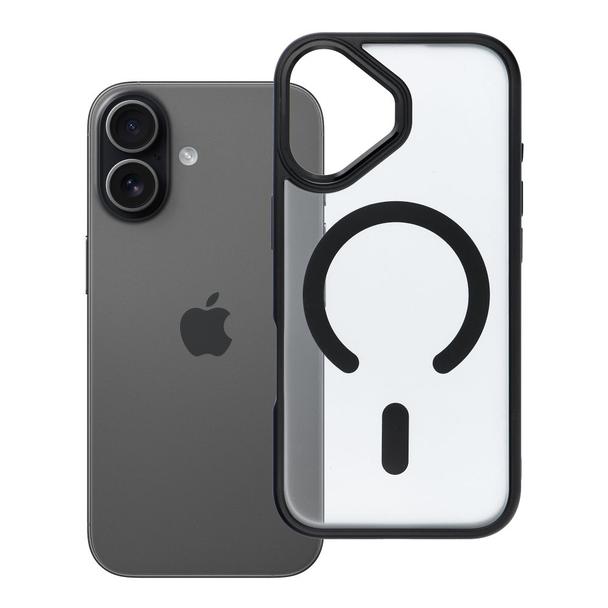 Etui na iPhone 17 Matte Mag Cover zgodne z MagSafe czarne