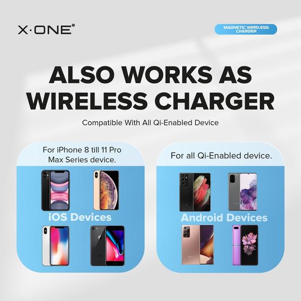 Ładowarka Bezprzewodowa X-ONE kompatybilna z Magsafe 15W