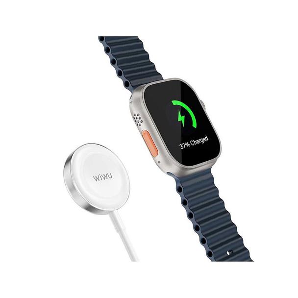 WiWU - Ładowarka bezprzewodowa Wi-M18 do zegarków Apple Watch (aluminiowa obudowa)