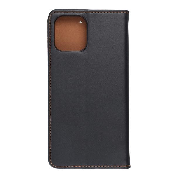 Etui z klapką na iPhone 12 / 12 Pro Smart Pro Book skórzane czarne