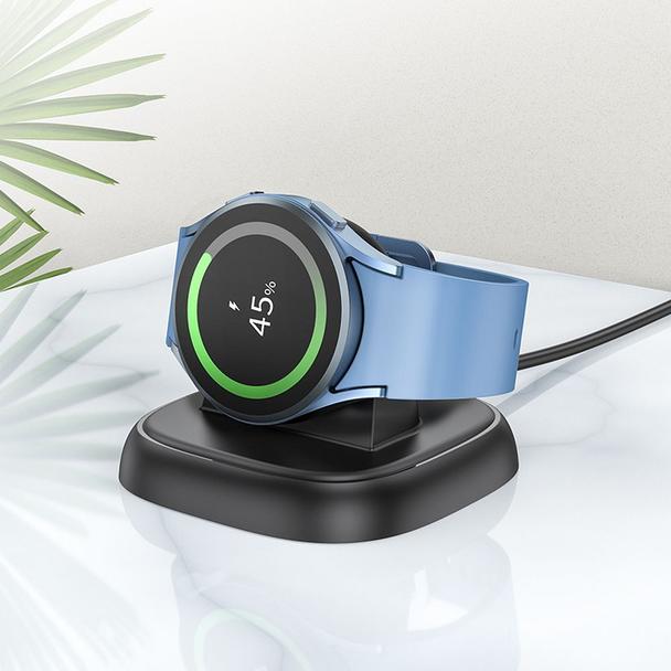 EOL Ładowarka indukcyjna Hoco 2,5W kompatybilna z Samsung Watch CW49 czarna