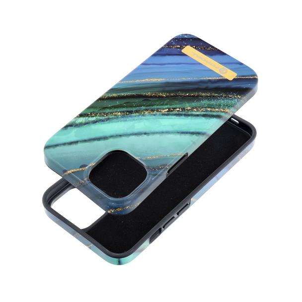 Etui na iPhone 14 Forcell F-Protect Mirage zgodny z MagSafe jade marble