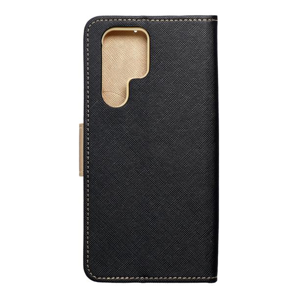 Kabura FANCY Book do SAMSUNG S22 Ultra czarno złoty