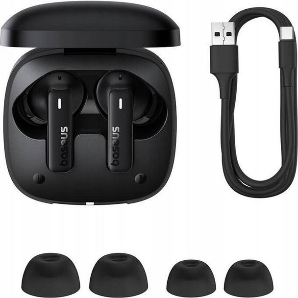 BASEUS słuchawki bezprzewodowe bluetooth TWS E19 czarne