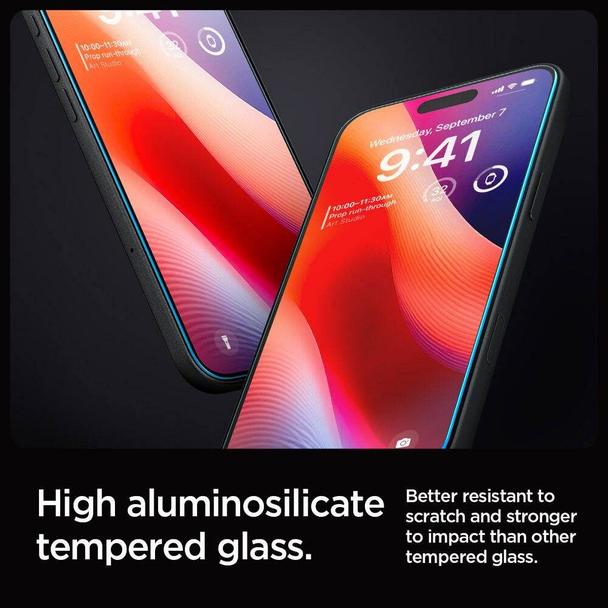 SPIGEN szkło hartowane GLAS.TR ”EZ FIT” do IPHONE 16 Pro Max clear