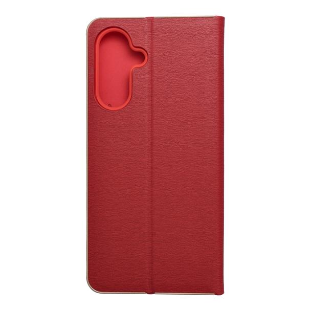 Etui z klapką na Samsung A17 Luna Book Gold czerwone