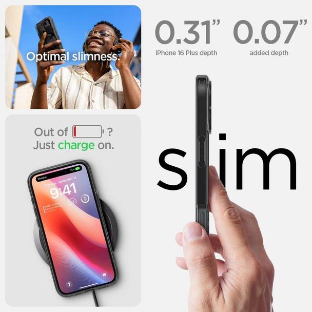 SPIGEN futerał ULTRA HYBRID MAG kompatybilny z MagSafe do IPHONE 16 zero one