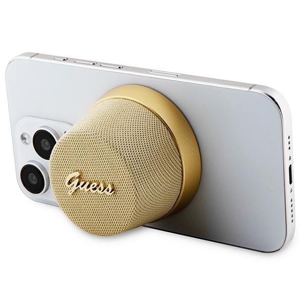 Głośnik bezprzewodowy Guess Magnetic Script Metal GUWSC3ALSMD złoty