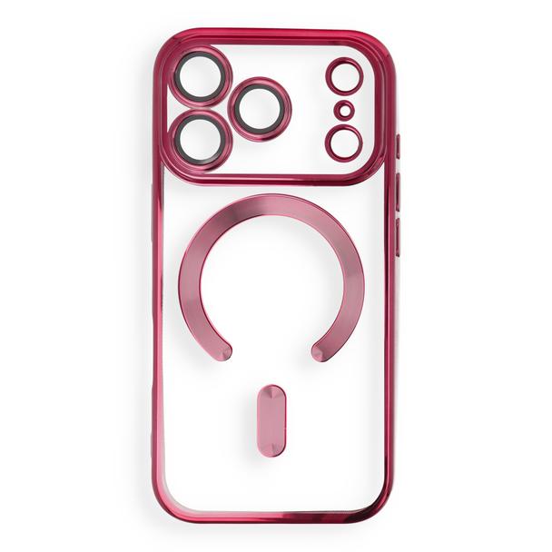 Etui na iPhone 18 Pro / 17 Pro Electro Mag Cover zgodne z MagSafe burgundowy