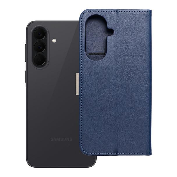 Etui z klapką na Samsung A57 5G Split Book granatowo-kremowe
