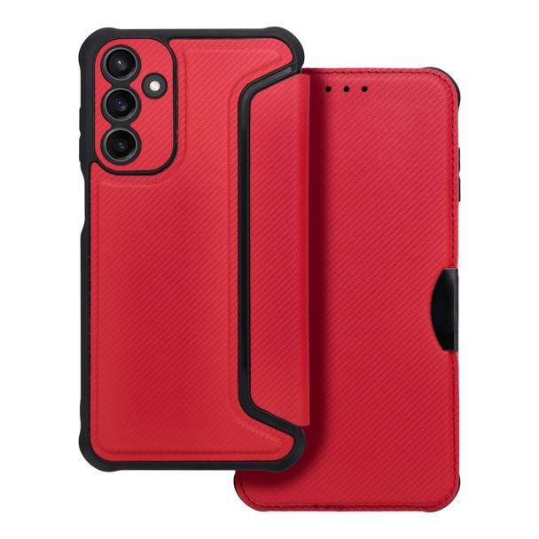 Etui z klapką na Samsung A15 4G / A15 5G Razor Book czerwone