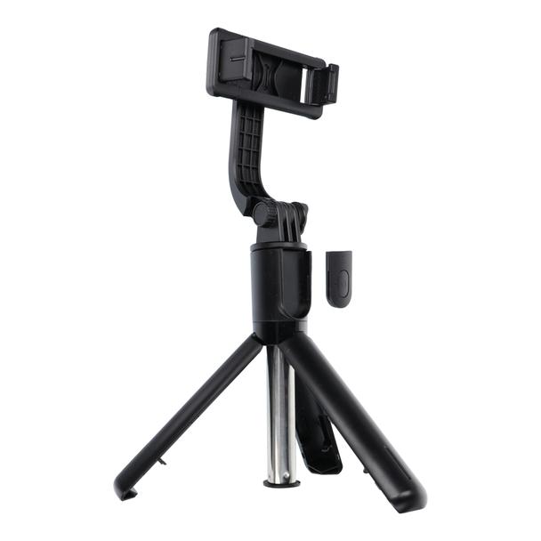 Uchwyt selfie z pilotem bezprzewodowym tripod F01 czarny