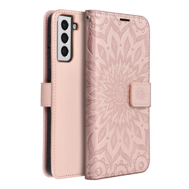 Etui z klapką na Samsung A32 LTE ( 4G ) Mezzo Book mandala złoto-różowe