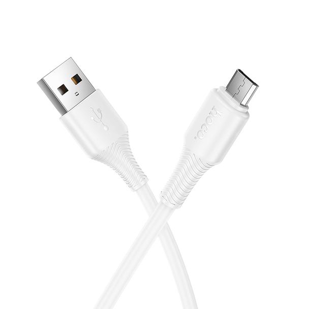 Kabel USB A do Micro USB Hoco 2,4A 1 m X120 biały