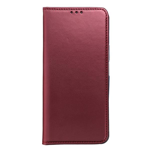 Etui z klapką na Honor 200 LITE Smart Magneto burgundowe