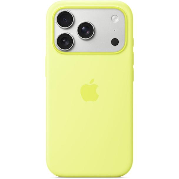iPhone 17 Pro Silicone Case with MagSafe – Neon Yellow 0INT