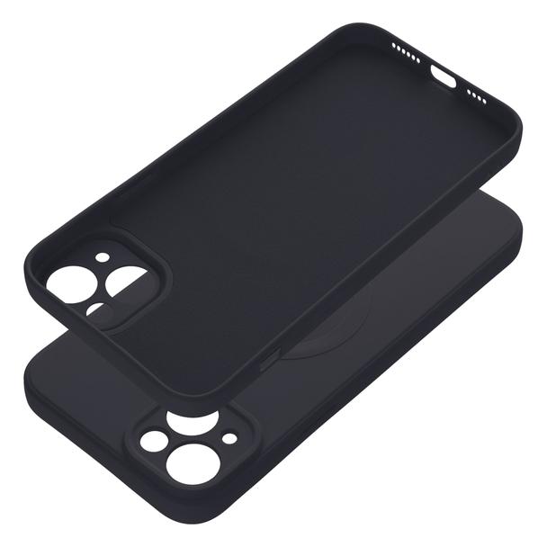 Futerał do iPhone 14 PLUS Silicone Mag Cover zgodny z MagSafe czarny