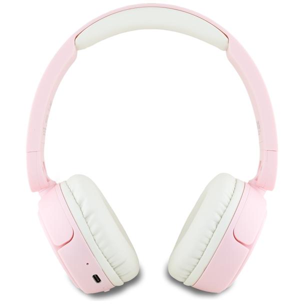 Słuchawki bezprzewodowe nauszne Hello Kitty Face Logo Hel000163 różowe