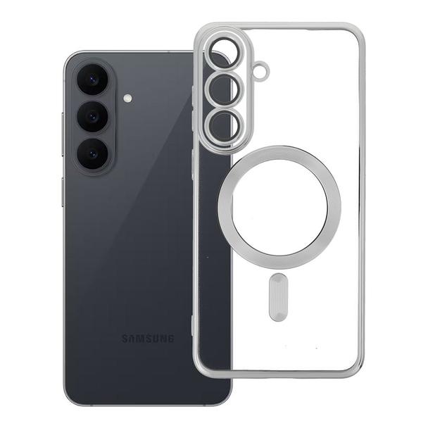 Etui na Samsung S26 FE Electro Mag Cover zgodne z MagSafe srebrne