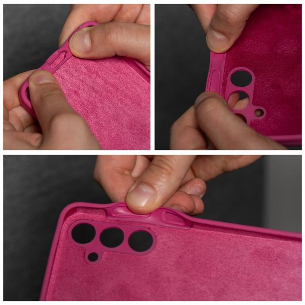 Futerał do Samsung A15 5G / A15 4G Silicone 2mm różowy