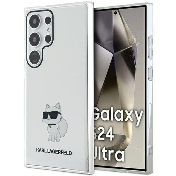 KARL LAGERFELD futerał do SAMSUNG S24 Ultra KLHCS24LHNCHTCT (IML NFT CHOUPETTE) transparentny