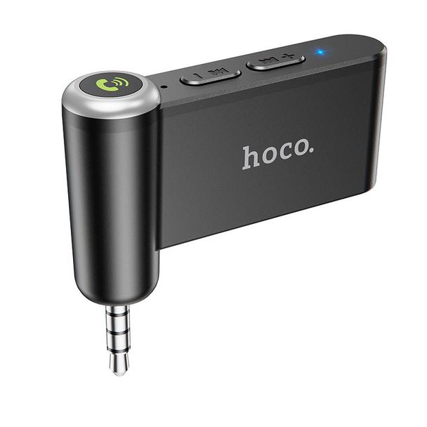 Odbiornik AUX Hoco Bluetooth Jack 3,5 mm E58 czarny