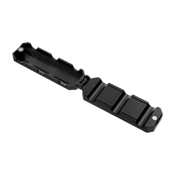 Organizer magnetyczny samoprzylepny Blue Star PJ-OCZ5 na 3 kable - czarny (2 szt.)