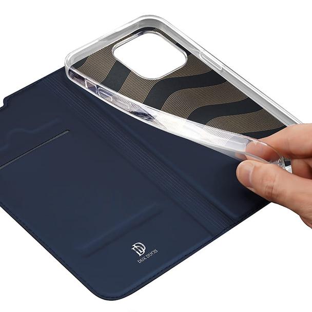 DUX DUCIS kabura SKIN PRO do IPHONE 14 Pro niebieska