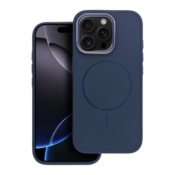 Futerał do iPhone 13 PRO Frame Mag Cover zgodny z MagSafe granatowy