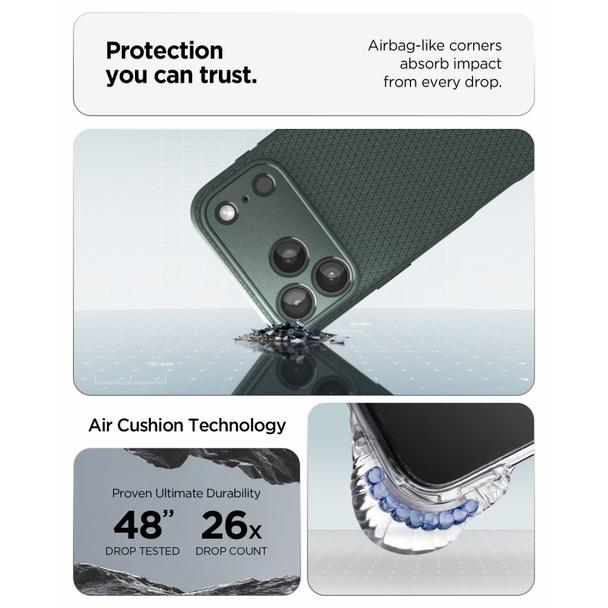 SPIGEN futerał LIQUID AIR do IPHONE 18 Pro Max / 17 Pro Max abyss green