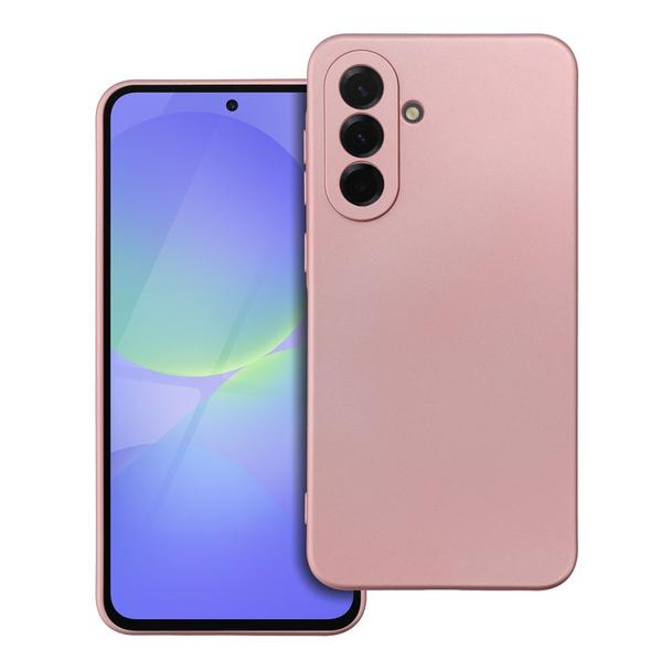 Futerał do Samsung A36 5G Metallic różowy