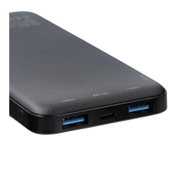 Powerbank Charmast W1056 3A 10000 mAh LCD czarny