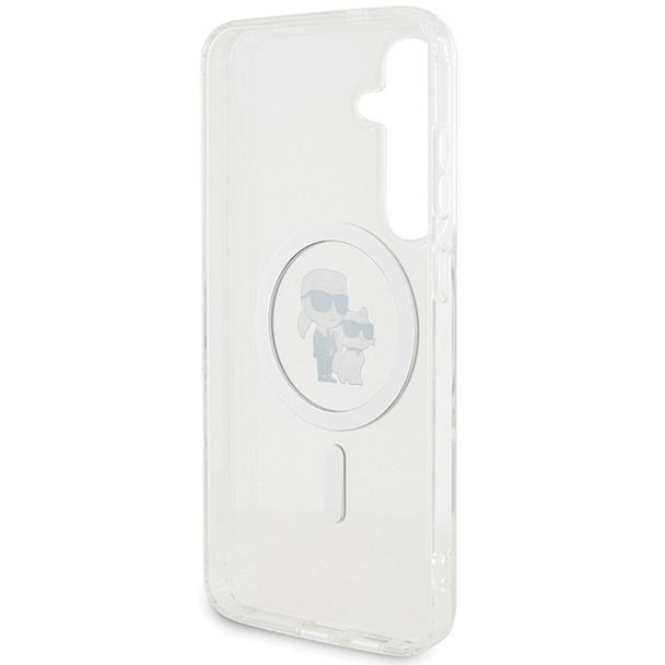 KARL LAGERFELD futerał do SAMSUNG S24 KLHMS24SHGKCNOT (MAGSAFE IML KC) transparentny