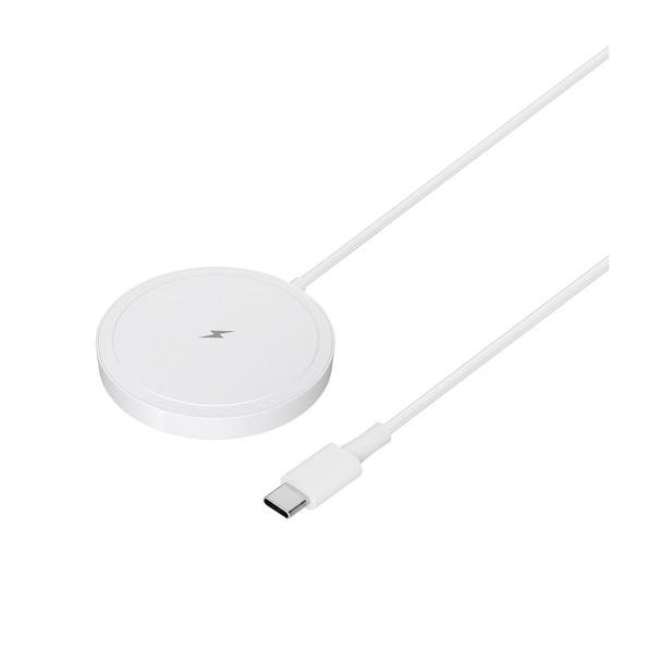 Ładowarka bezprzewodowa BLUE STAR Charing Pad 15w kompatybilna z MagSafe biała