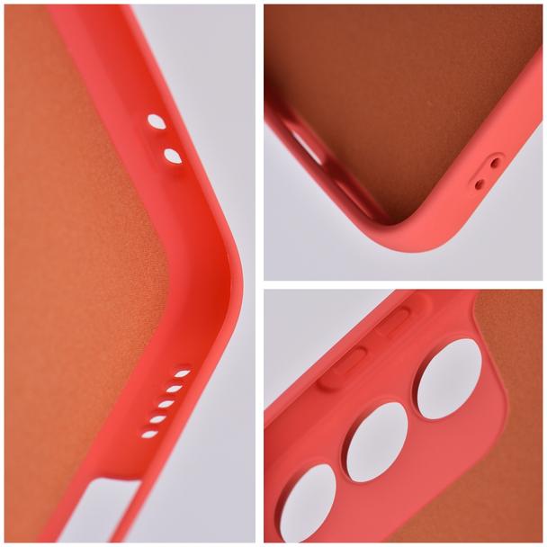 Etui na Samsung A07 / A08 Silicone brzoskwiniowe