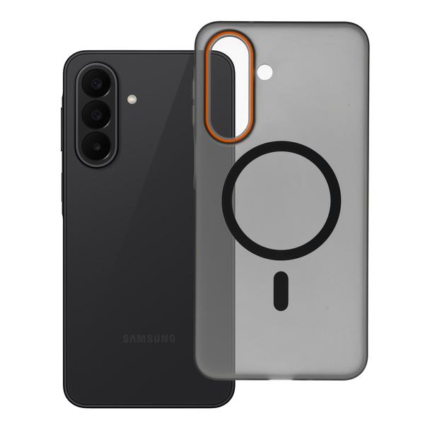 Etui na Samsung A27 Go Orange zgodne z MagSafe czarne